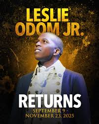 Leslie Odom Jr. Torna in “Hamilton” per il 10° Anniversario